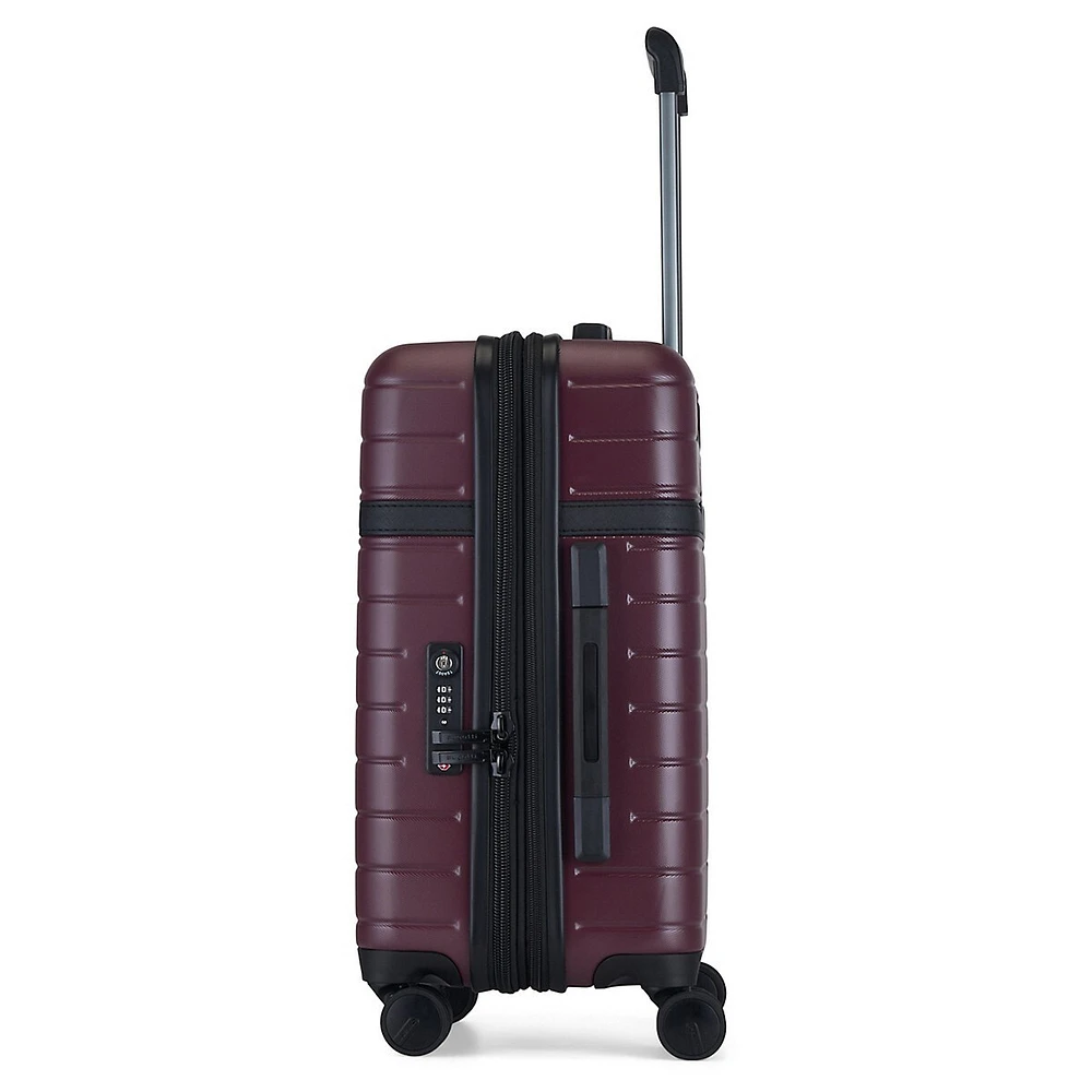 Valise à roulettes rigide de 21,3 pouces de Hamburg Luggage
