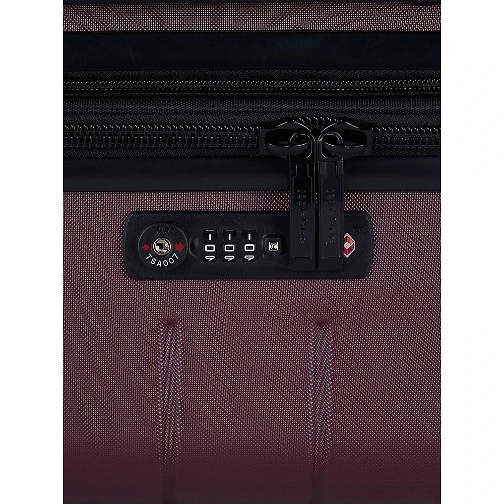 Hamburg Luggage 21.3-Inch Carry-On Hardside Spinner Suitcase
