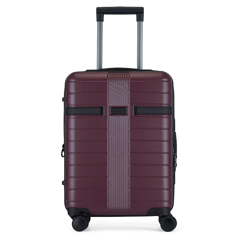 Hamburg Luggage 21.3-Inch Carry-On Hardside Spinner Suitcase