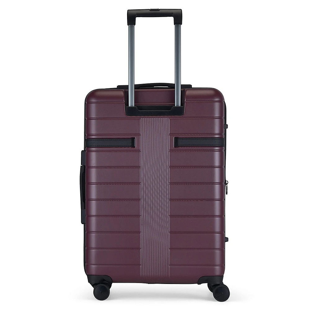 Valise rigide à roulettes de taille moyenne de 25,6 pouces de Hamburg Luggage