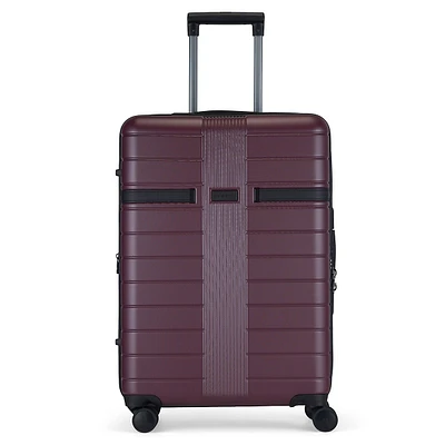 Valise rigide à roulettes de taille moyenne de 25,6 pouces de Hamburg Luggage