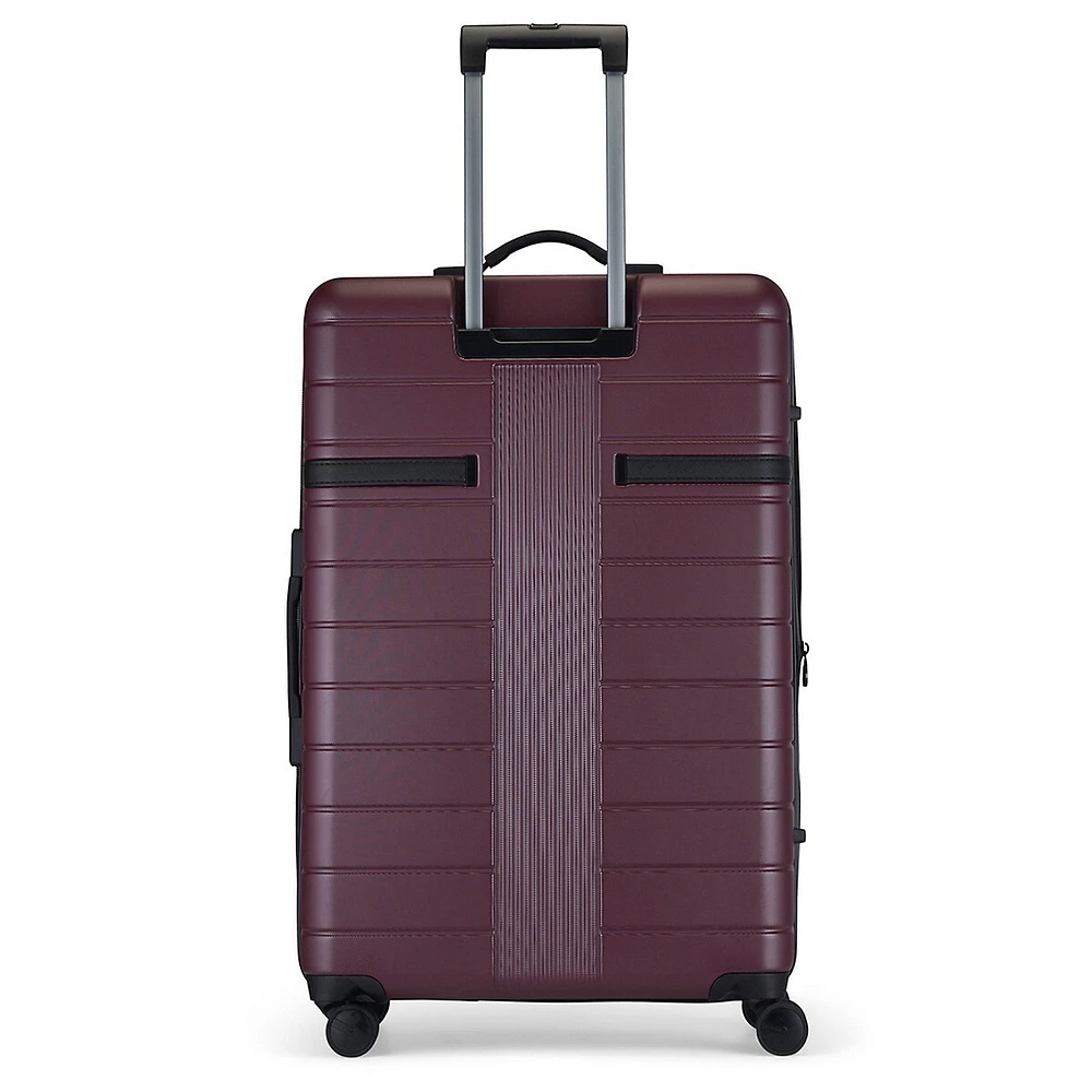 Valise à roulettes rigide de grande taille de 29,9 pouces de Hamburg Luggage