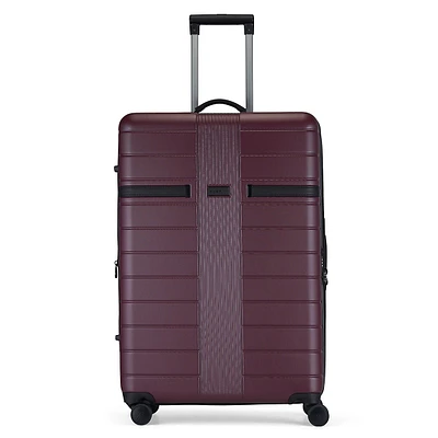 Valise à roulettes rigide de grande taille de 29,9 pouces de Hamburg Luggage
