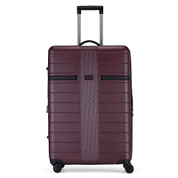Valise à roulettes rigide de grande taille de 29,9 pouces de Hamburg Luggage