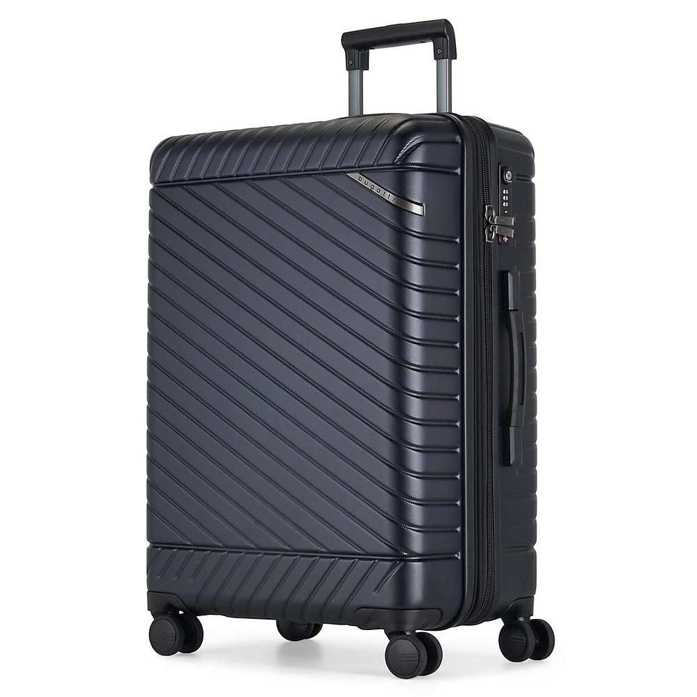 Valise à roulettes rigide moyenne de 25,6 pouces d'Oslo Luggage