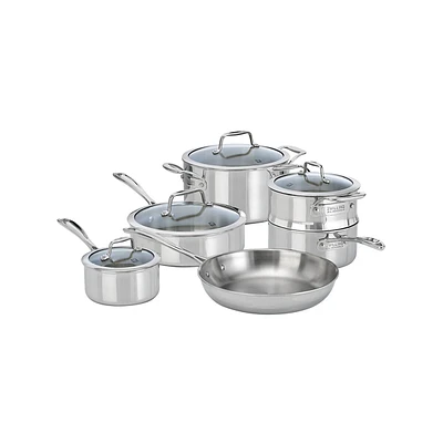 VistaClad 10-Piece Cookware Set - Induction Ready