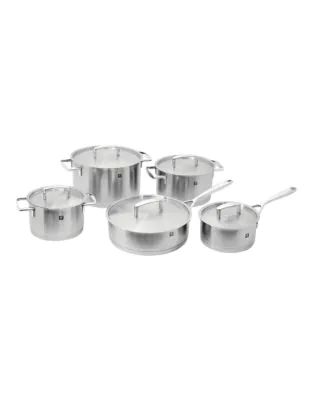 Passion 10-Piece Stainless Steel Cookware Set - Induction Ready
