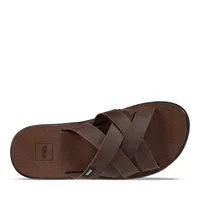 Voya Slide Leather Sandal