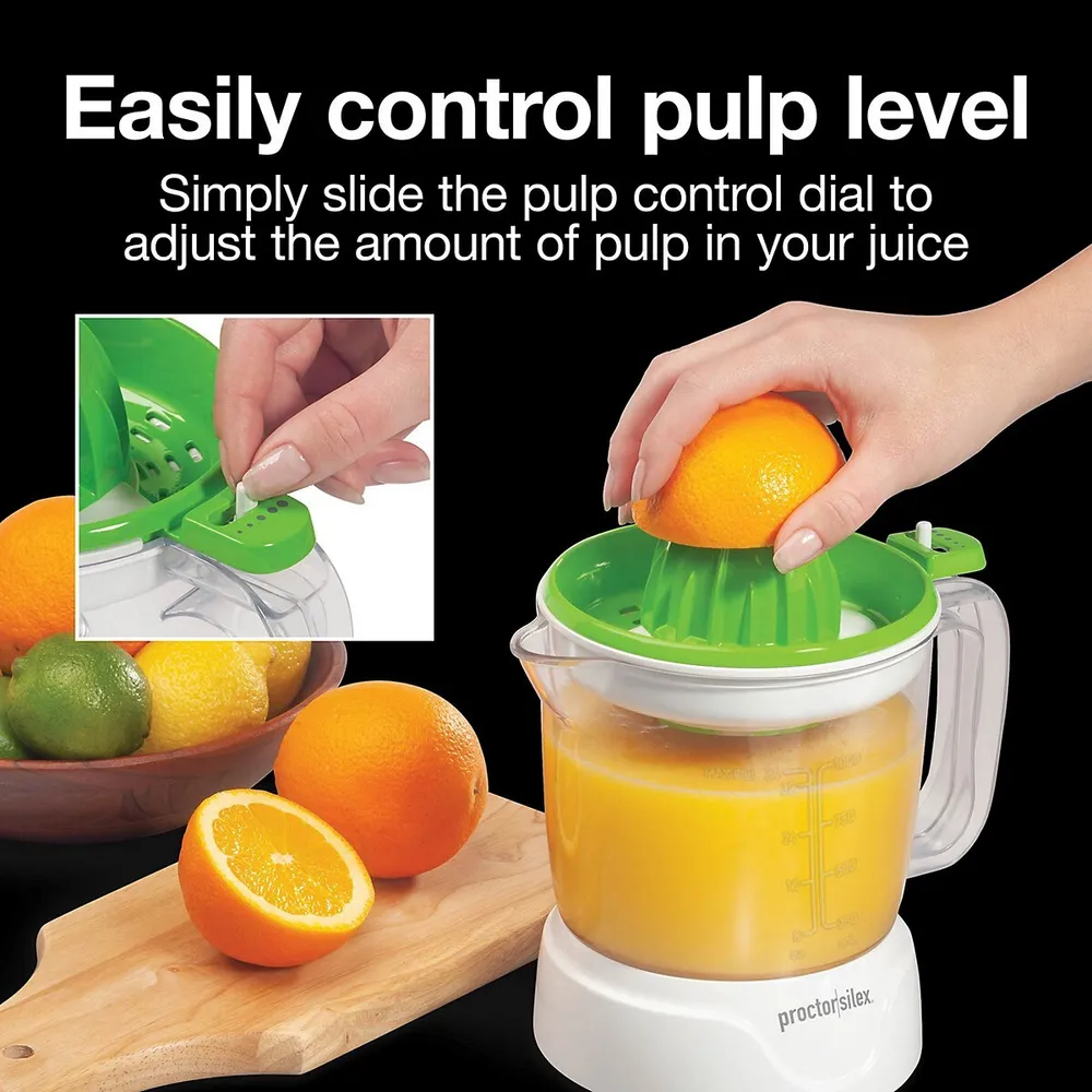 Electric Citrus Press, 1 Litre Capacity, Pulp Control