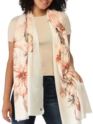 Sustainability Edition Floral Tropic Reclaimed-Cotton Scarf