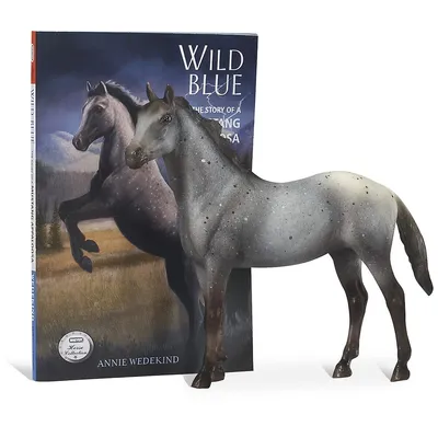 Classics: Wild Blue Book And Model Horse Set