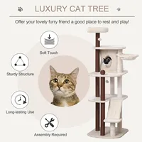 Cat Tree Tower Climbing Kitten Activity Center Furniture