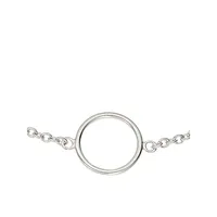 Rhodium-Plated Sterling Silver Chain Bracelet - 6.29"
