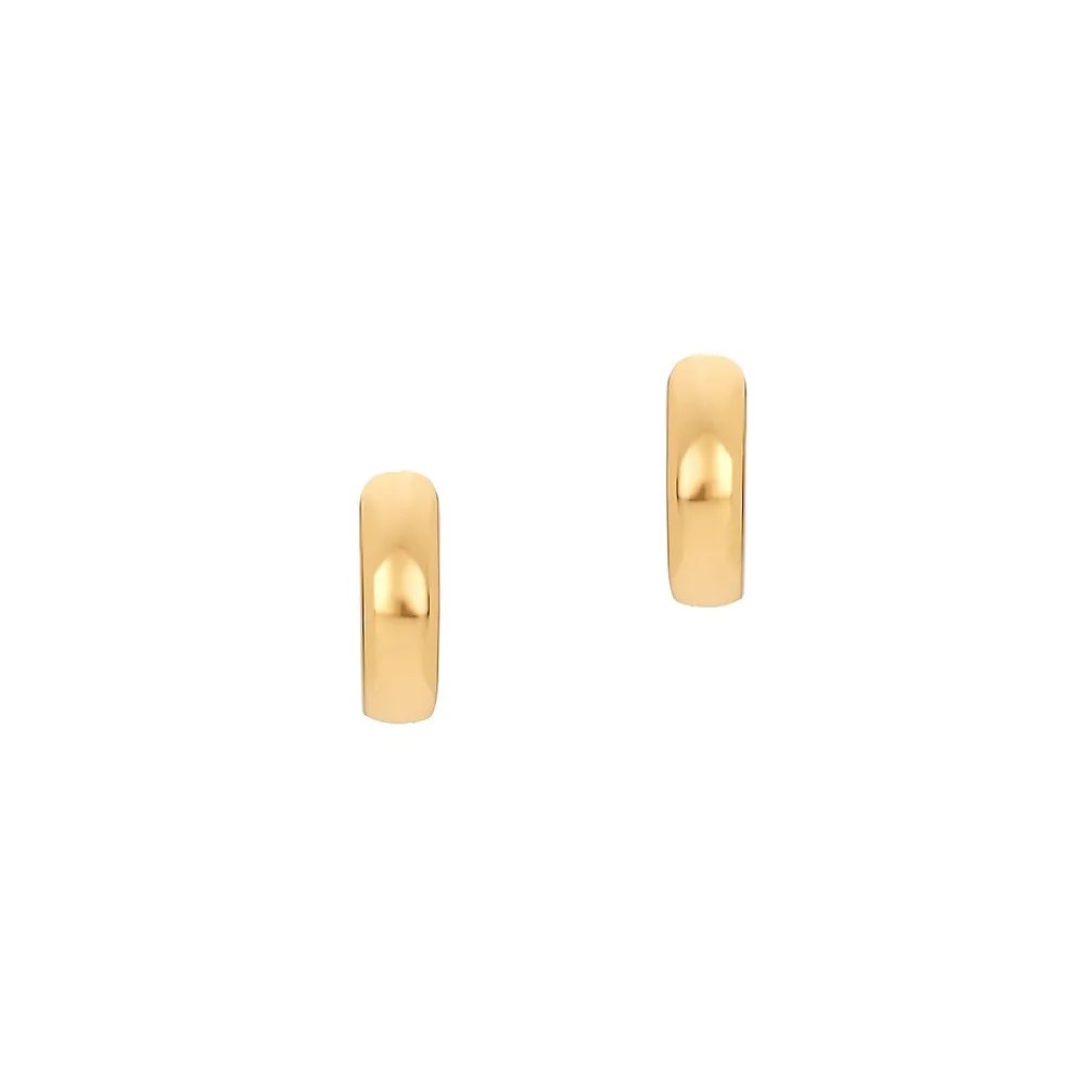 Goldplated Creoles Hoop Earrings