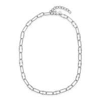 Main Stainless Steel Chain Necklace/15.74"