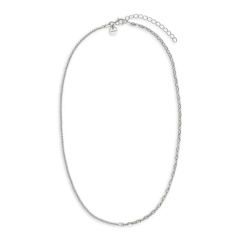 Sterling Silver Chain-Link Necklace