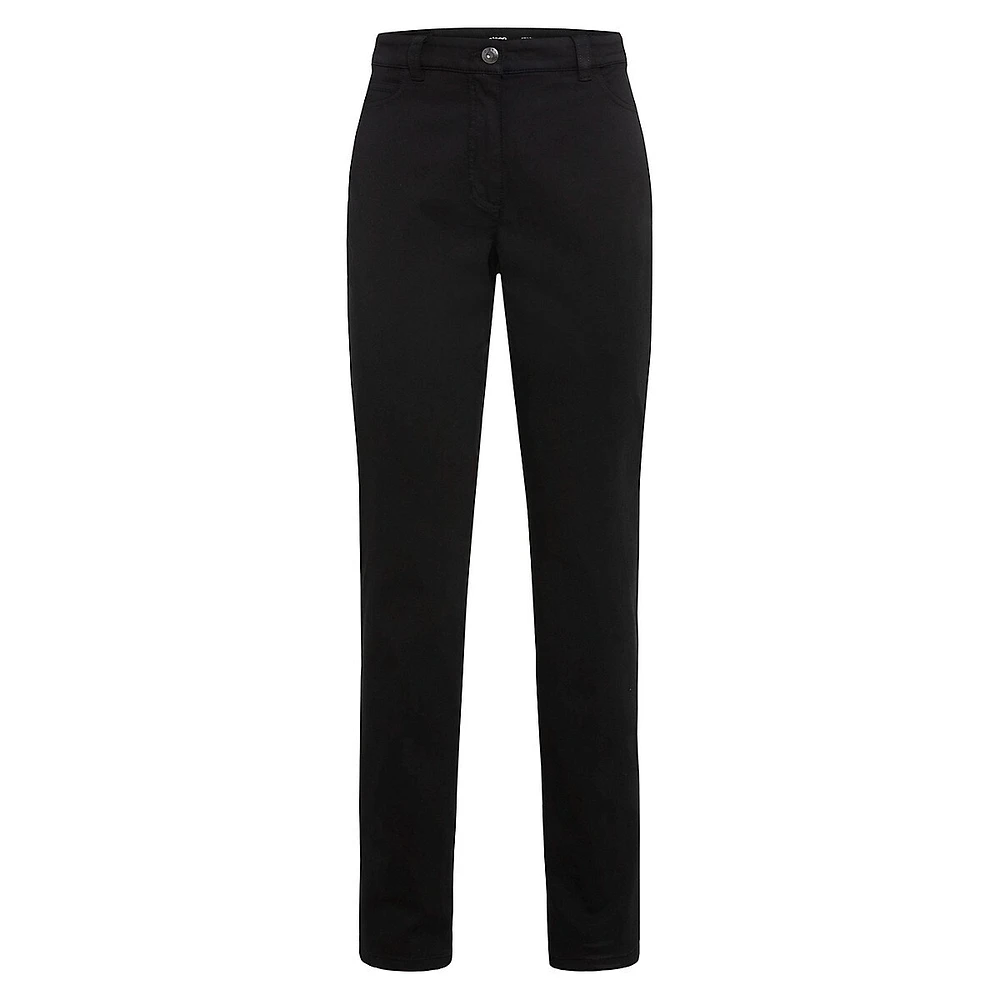 Utility Chic Slim-Fit Pants