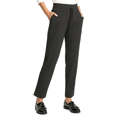 Lisa-Fit Straight-Leg Jersey Pants