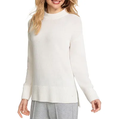 Vivid Colour Wool & Cashmere-Blend Mockneck Sweater