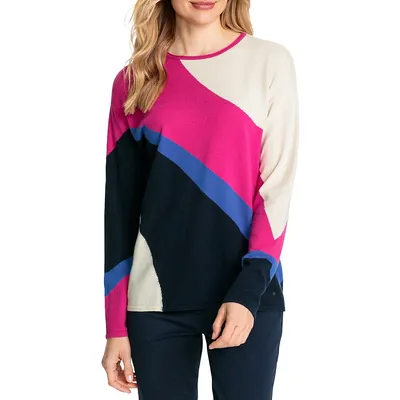 Vivid Colour Colourblock Sweater