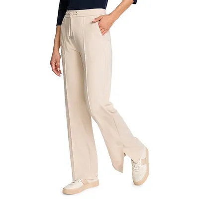 Pure Spirit Wide-Leg Knit Pants