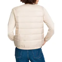 Quilted Zip-Front Jacket