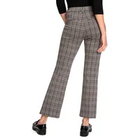 Pia Fit Bootcut Plaid Pants