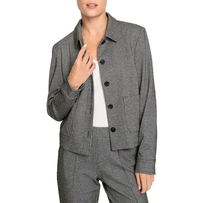 Classy Sport Micro Houndstooth Jacket