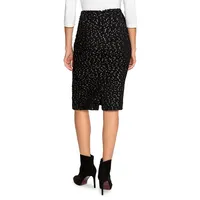 Sequin Lurex Tweed Skirt