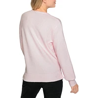 Rhinestone V-Neck Sweater