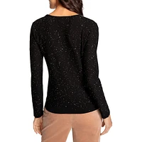 Party Lounge Sparkle-Knit Sweater