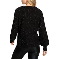 Party Lounge Sparkle-Knit Cardigan