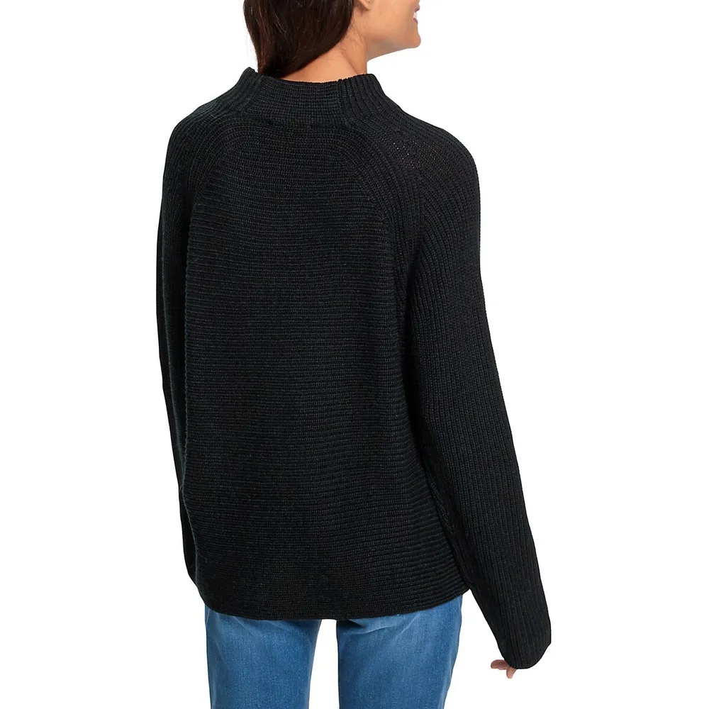 Neo Classics Wool-Blend Funnelneck Sweater