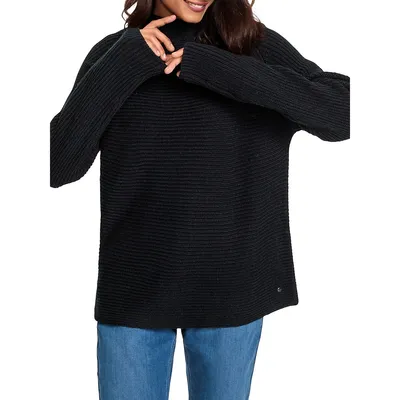 Neo Classics Wool-Blend Funnelneck Sweater