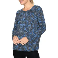 Classy Sport Paisley-Print Top