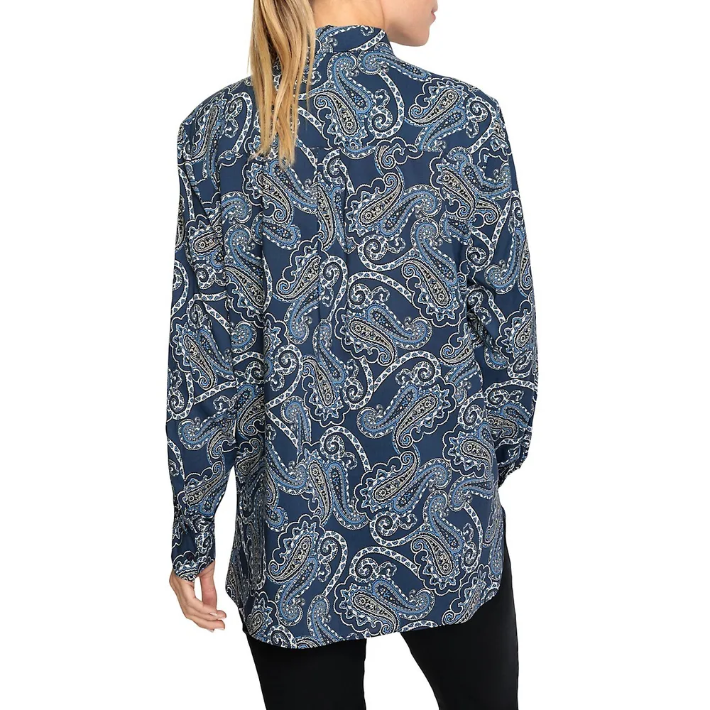 Classy Sport Paisley-Print Shirt