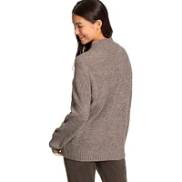 Smart Mode Diamond-Stitch Sweater