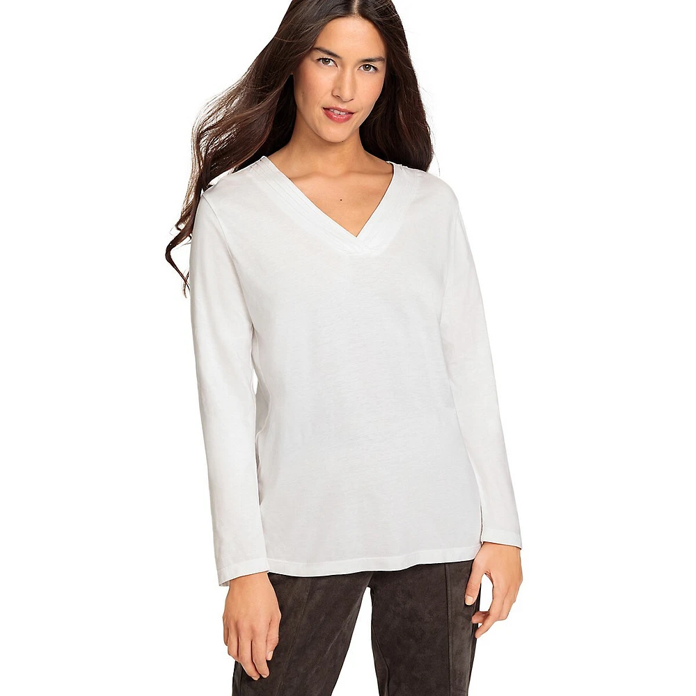 Smart Mode V-Neck Top