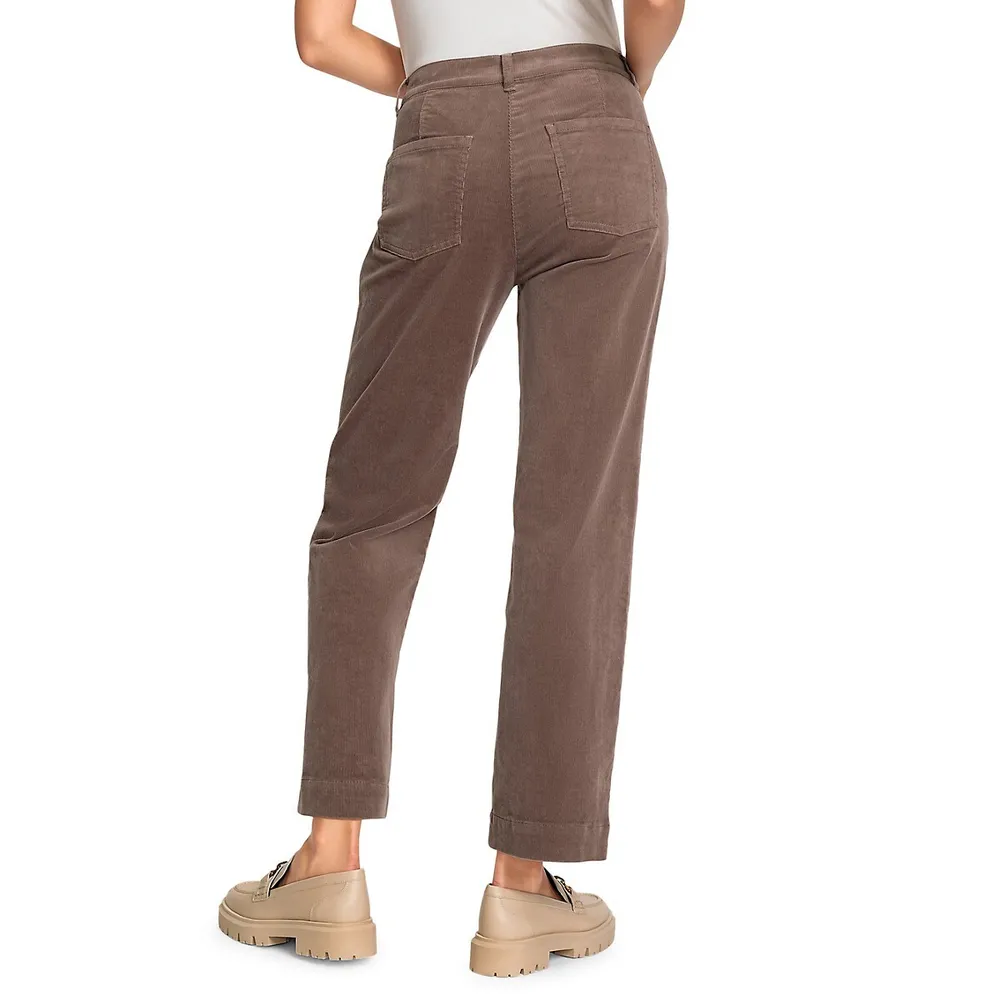 Smart Mode Mona Corduroy Cropped Pants