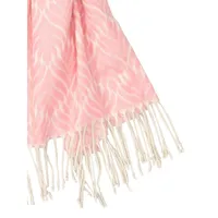 Smart Mode Icing-Print Fringed Scarf
