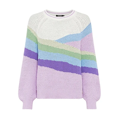Pastel Passion Colourblock Sweater