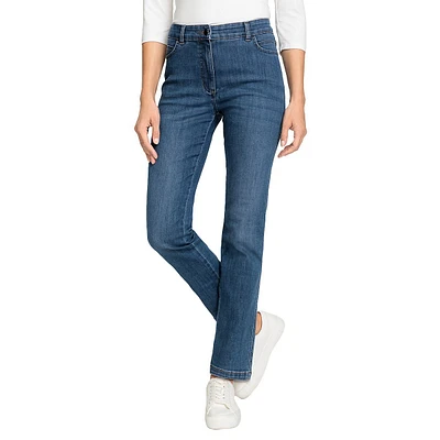 Mona Fit Slim-Leg Jeans With REPREVE
