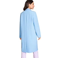 Longline Classic Notch-Collar Coat