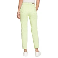 Mona Fit Slim-Leg Power Stretch Crop Pants