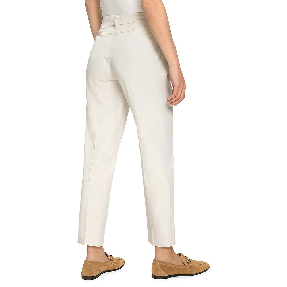 Straight-Leg Ankle Trousers