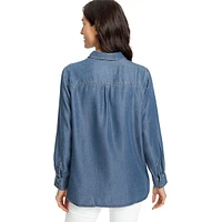 Tencel Lyocell Soft Denim Shirt