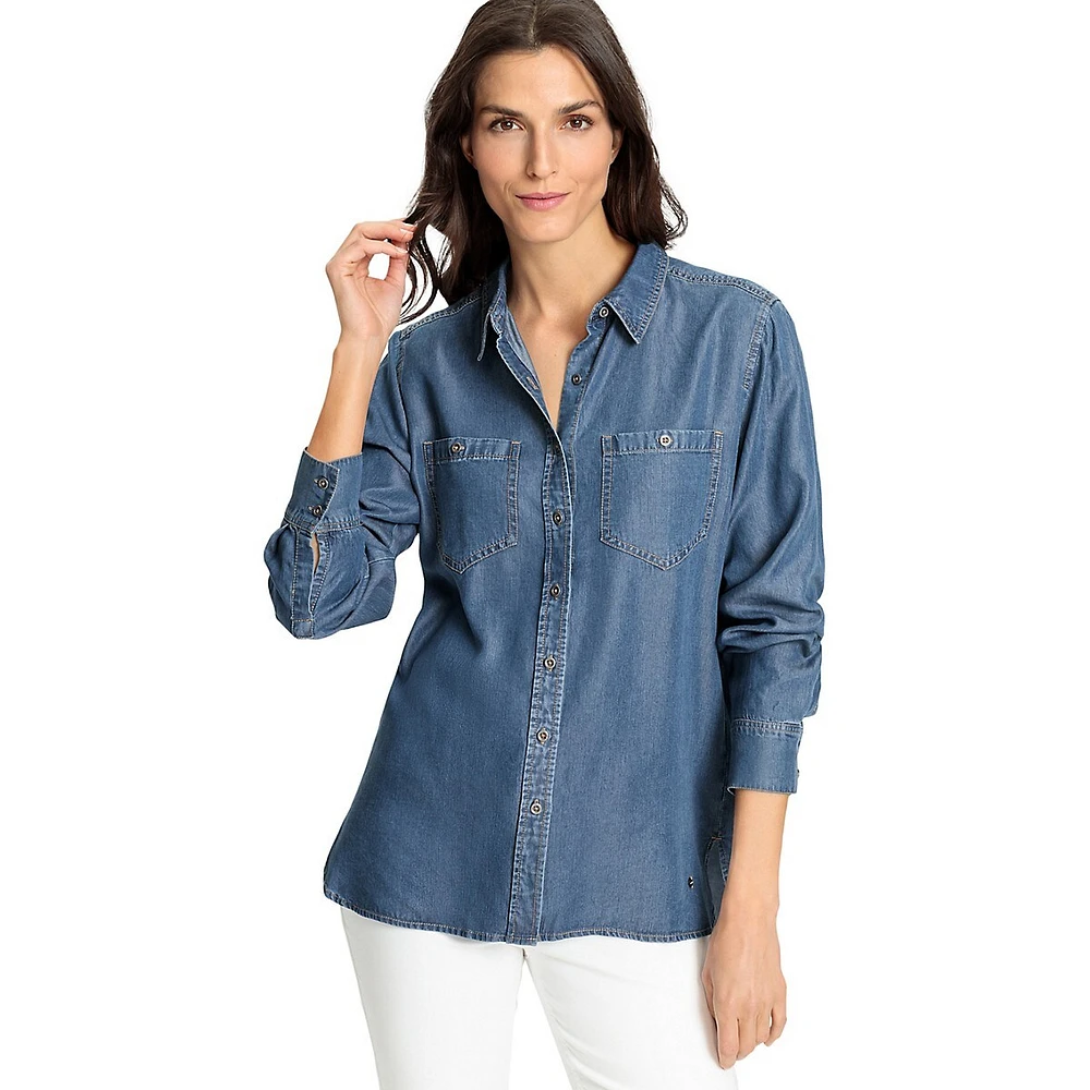 Tencel Lyocell Soft Denim Shirt