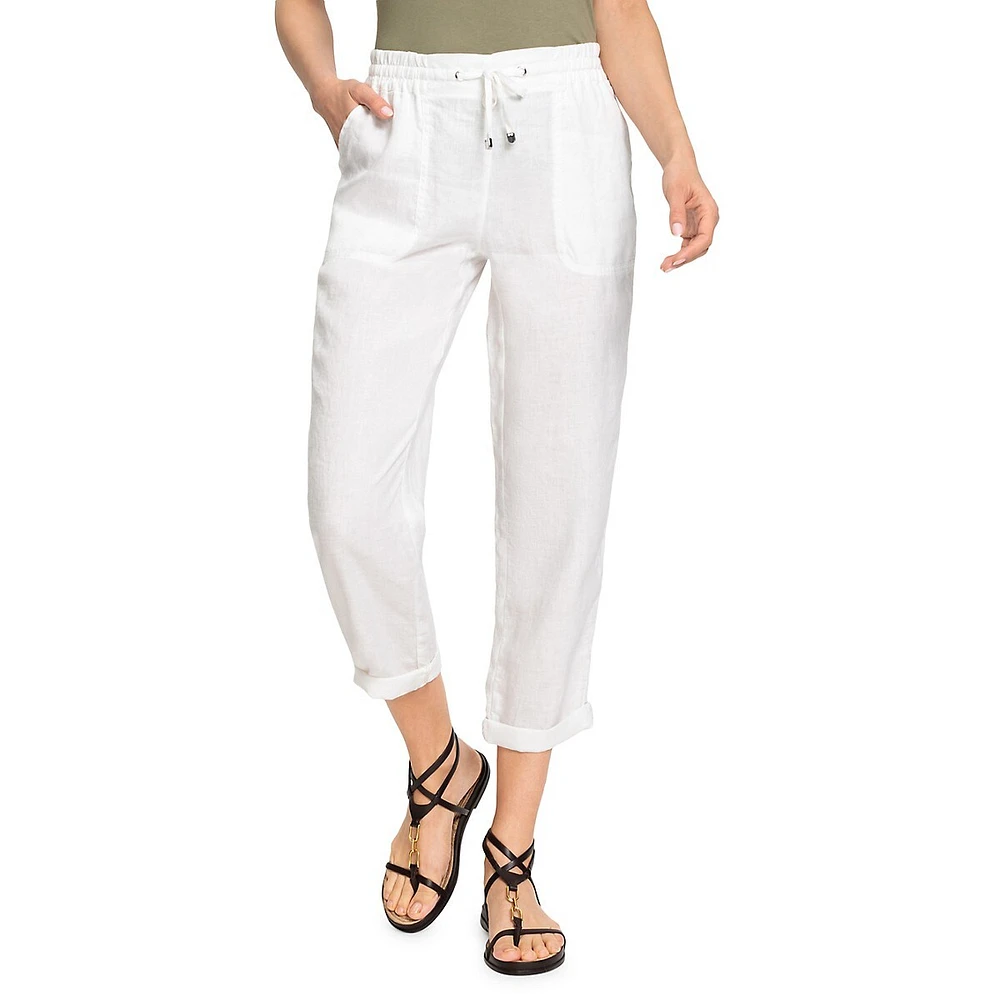 Lisa Fit Straight-Leg Drawstring Pants