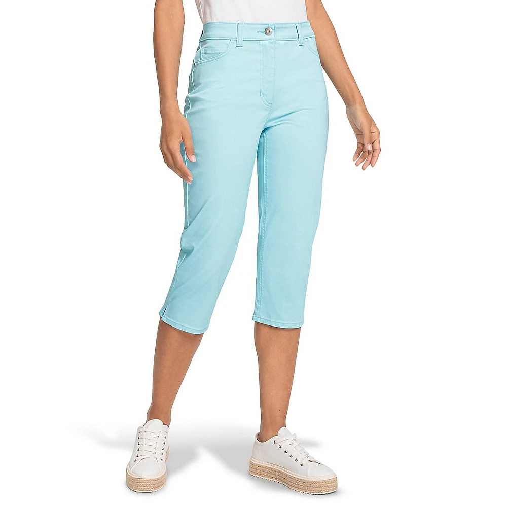 Power Stretch 5-Pocket Slim-Leg Capris