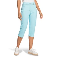 Power Stretch 5-Pocket Slim-Leg Capris